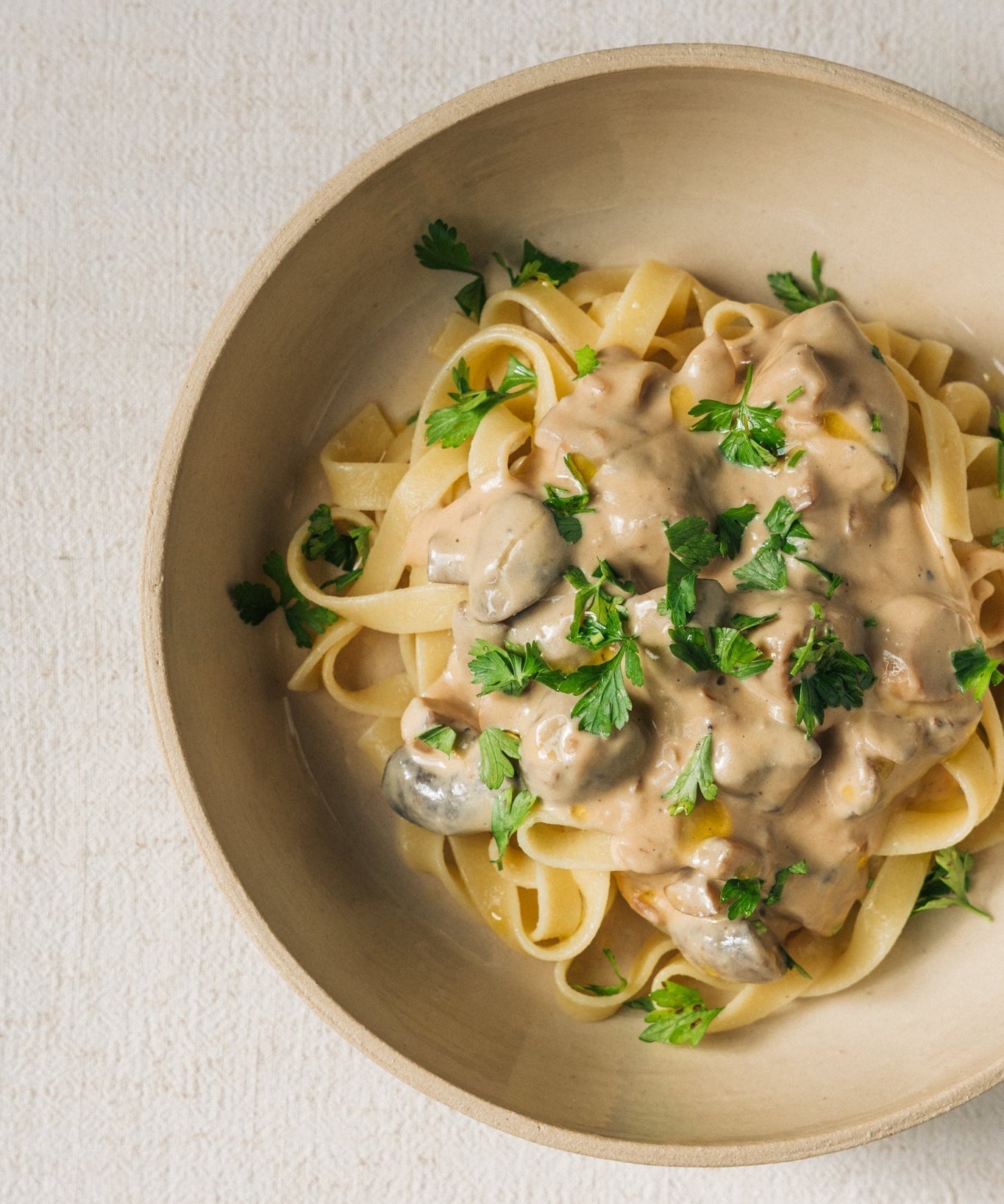 die cremigste miso miso pilz-pasta