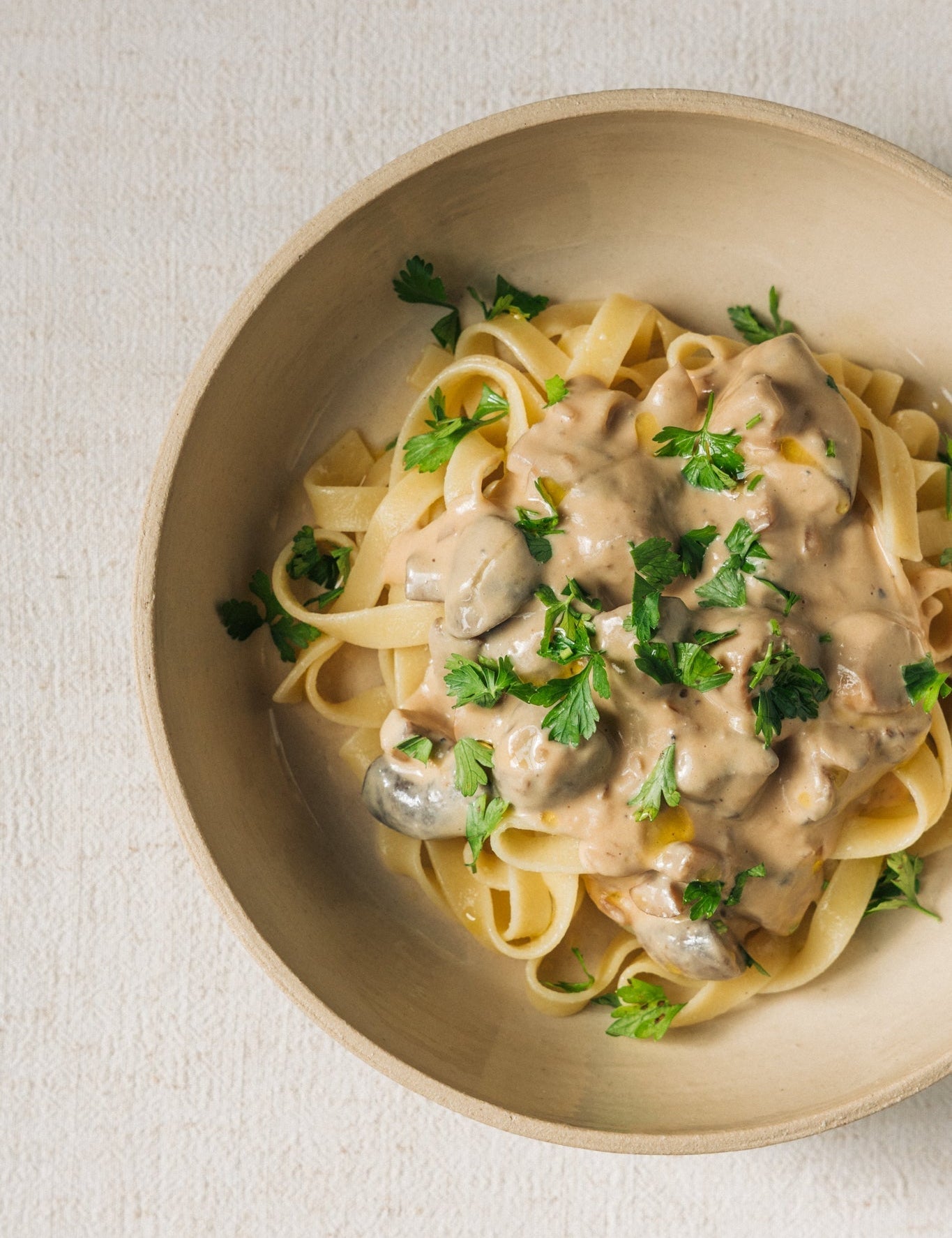 die cremigste miso miso pilz-pasta