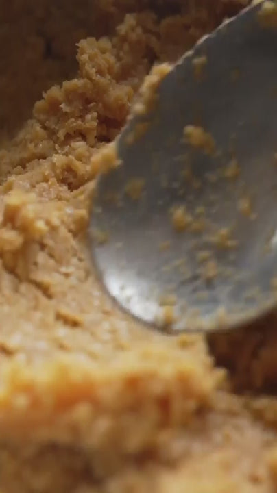 Kichererbsen miso miso Hergestellt in Deutschland. Drei Monate fermentiert und Handgemacht